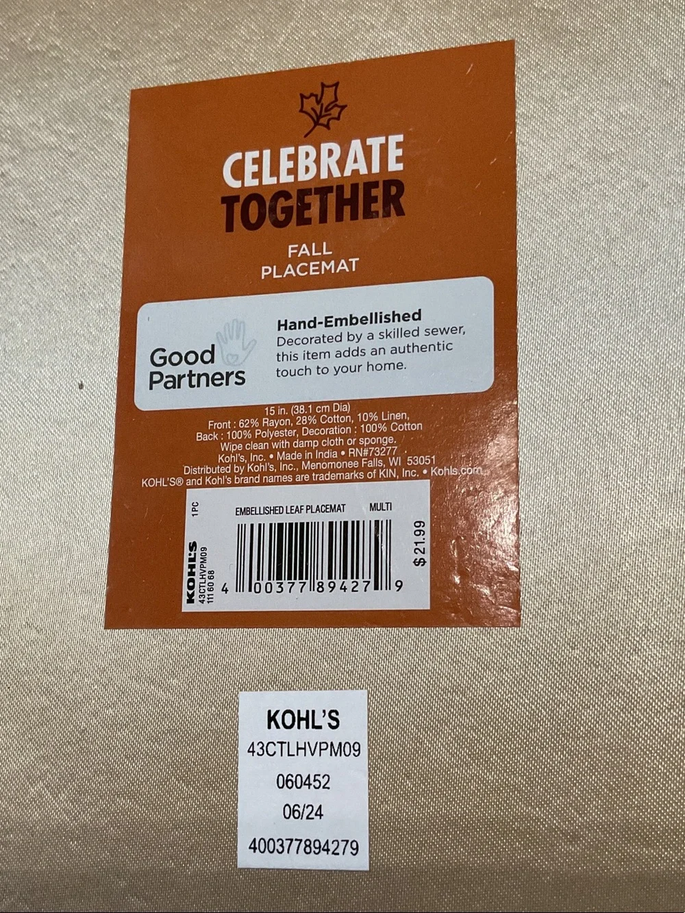 Kohls six round